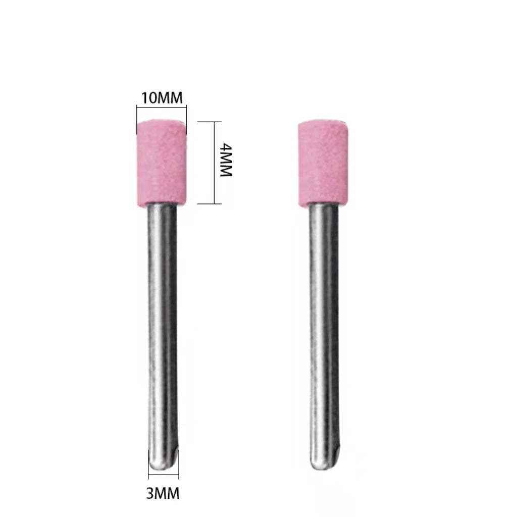 Mingsha T-shape Various Shape 6mm1/4 Shank Polishing Verified Grinding Head OEM Abrasive Mounted Stone Drill Bit Engraving