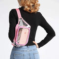 Hot Sale PVC Transparent Waist Bag Running Bag Outdoor Drifting Fitness Travel Bag