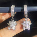 2024 Hot Sale Fashion Jewelry Hip Hop Ice Crystal Gengar Earrings Personalized Earrings Jewelry Gifts for Woman