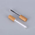 5ml 10ml Eco Friendly Lipgloss Glass Bottle  Empty Eyeliner Mascara Packaging Bamboo Cap