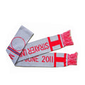 New Wholesale Custom Scarves Knitted Football Soccer Scarf Acrylic Fan Scarf for Women and Men