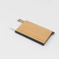 New Arrival Minimalist Wood-Resin Metal Wallet with Money Clip RFID Card Holder for Women