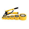 Ultra-Thin Portable Hydraulic Cylinder Jack 5T/10T/20T/30T/50T Adjustable Split Booster Steel Low Profile Hydrocy Lifting Tools