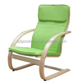 JIAMUJIA  Scandinavia Style Living Room Furniture Lounge Chair Bentwood Leisure Chair Soft Cover Recliner Chair