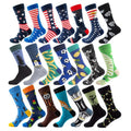 Wholesale Creative American Flag Socks 42 - 48 EU Plus Size Funny Novelty Cotton Socks for Men