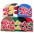 Factory Direct Sales of High-quality RICH Lettering Pattern Y2K Autumn and Winter Personality Jacquard Knitted Hat for Adults
