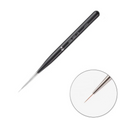 Hot Selling Luxury Professional Nail Art UV Gel Liner Flat Brush Set High Japan Nylon PBT Customizable Long Strip Wood Handle