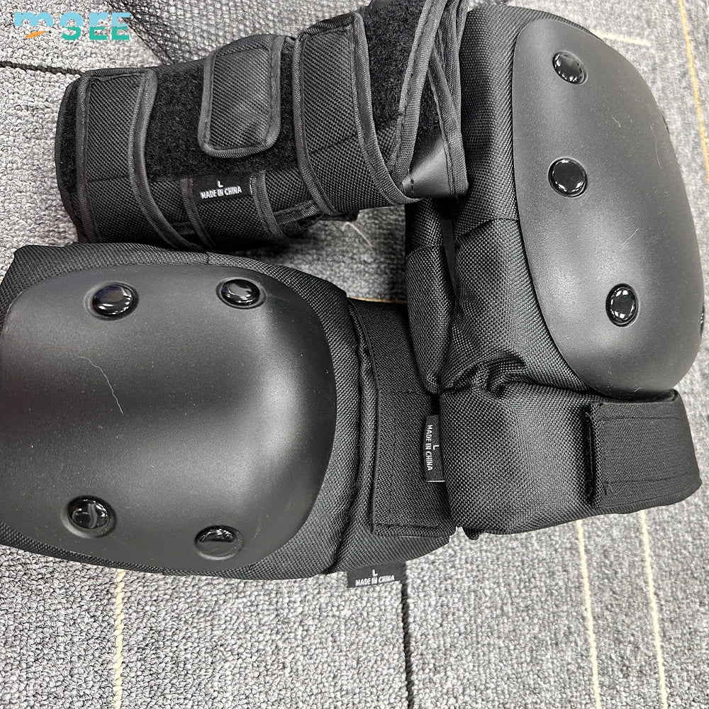 SeeMore Customizable 6-in-1 Protective Gear Set for Skateboarding Roller Skating Cycling Hard Shell for Spring Outdoor Sports