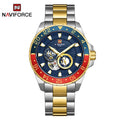New NAVIFORCE Brand Men's Mechanical Watches 10Bar Waterproof Sports Wristwatch Stainless Steel Automatic Business Watch