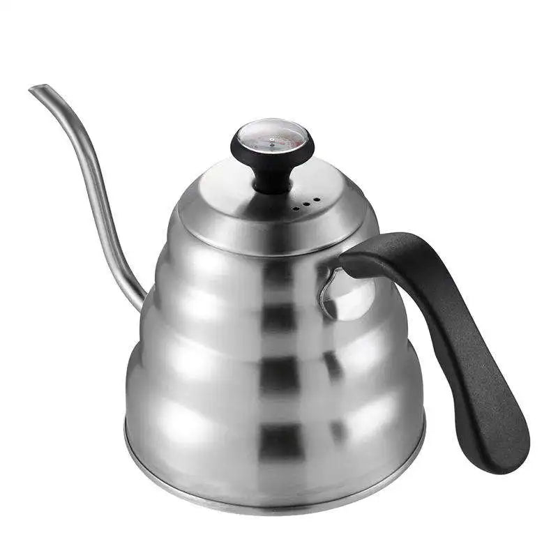 Hot Sale Coffee Drip Kettle Pot With Thermometer Stainless Steel Thin Mouth Gooseneck Coffee Pot Pour Over Drip Coffee Kettle