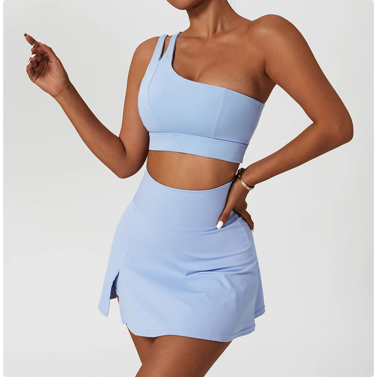 Golf Athletic Activewear Skorts Set Mini Summer Workout Running Shorts Yoga Skirt Sets Tennis Skirts Sets for Women