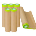 Biodegradable Car Paint Masking Paper Kraft Paper Tape Pre Taped Kraft Paper Tape
