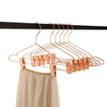 Clip Skirt Metal Clothes Hangers Pants and Skirt Wire No-slip Hanger With Clips