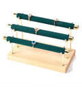 1/2/3 Layers Resin Ring Holder Jewelry Display Stand with Trays Customizable Size & Shape T-Bar Bracelet Rack