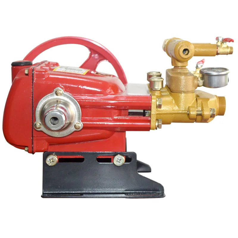 High-Pressure Agricultural Sprayer Nozzle Applicator Three-Cylinder Plunger Pump Electric Motor Copper OEM Customizable