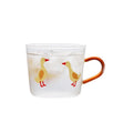 Modern Style Design Eco Friendly Heat Resistant Handmade Glass Handle Milk Cup