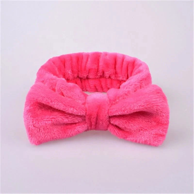2021 New Arrival Women Head Wrap Soft Coral Fleece Makeup Headband Washing Face Turban Fashion Hairband Hair Accessories