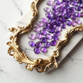 Hot Product Amethyst Synthetic Crystal Jewelry Oval Cut Ad Stone Minerals for Innovative Jewelry Making