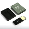 Custom Design Luxury Lip Balm Solid Perfume Packaging Slide Lid Metal Tin Empty Sliding Tin Box