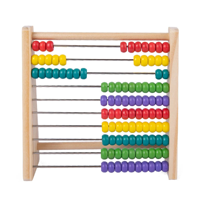 Children Abacus Classic 100 Beads Counting Frame Teaching Aids Educational Learning Puzzle Math Toys for Kids Boys Girls
