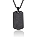 Custom Design Hip Hop Male 18K Gold Plated Stainless Steel Handmade Jewelry Men Popular Tag Pendant Necklace