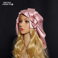 Special Bow Design Silk Head Wrap 100% Mulberry Organic Silk Hair Cap Bonnets Pure Silk Bonnet Beauty Turban