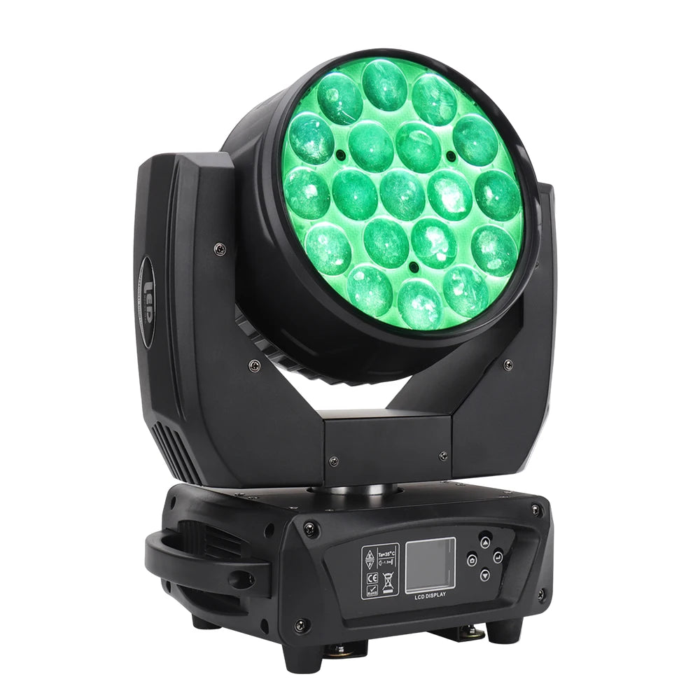Hot Factory Bar KTV Disco DJ 19pcs Zoom LED Moving Head