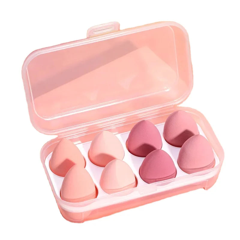 3/4/8pcs Bevel Cut Soft Makeup Sponge Foundation Powder Puff Beauty Cosmetic Tool Soft Puffs