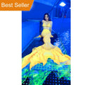 Factory Girls Mermaid Skin Tail Costume Quick Dry Plus Size Swimwear Waterproof Print Pattern Favorable Discount Dress
