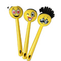 Natural Pot Brush with Durable Fiber Bristles for Pan Bowl Plate Multifunctional Dish Cleaning Brushes