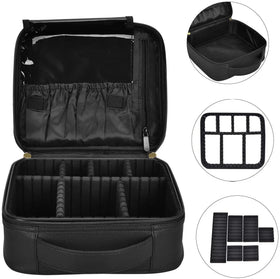 Multi-function Custom Logo Hard Shell Skincare Machine Make up EVA Toiletry Bag Cosmetic Tool Case With Inner Compartments