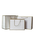 Gift Shopping Bags Your Own Logo Small Carry Paper Fashion Boutique Luxury Retail Accept Customized Clothing Packaging Bag