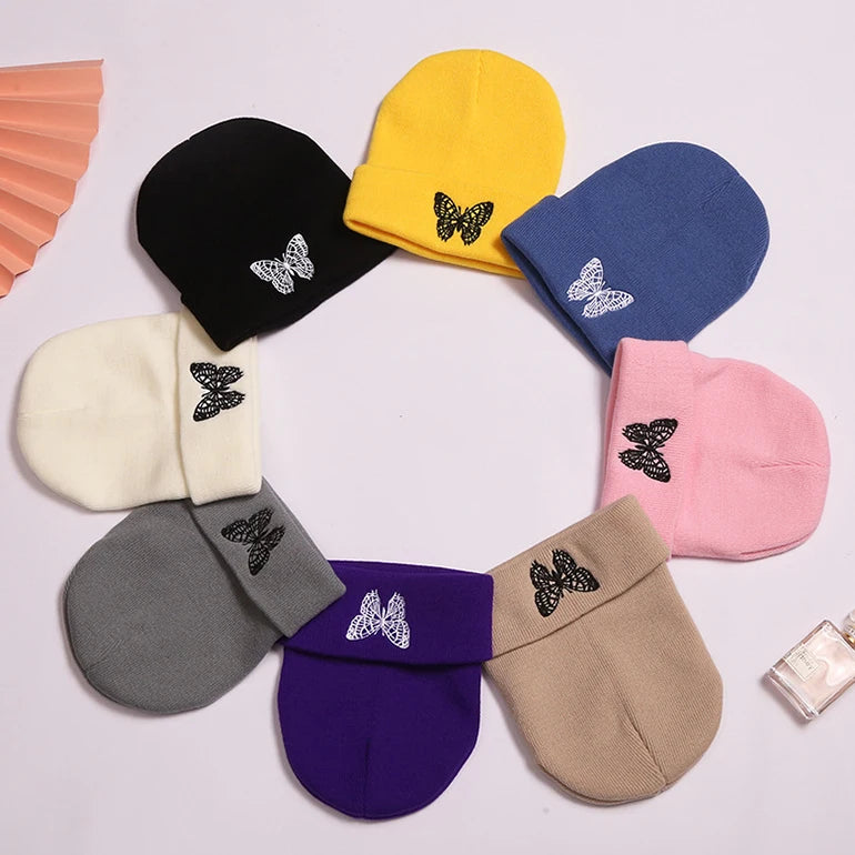 Fashion Warm Double Knit Acrylic Trendy Beanie Winter Custom Beanie Hat with 3D Embroidery Logo for Travel