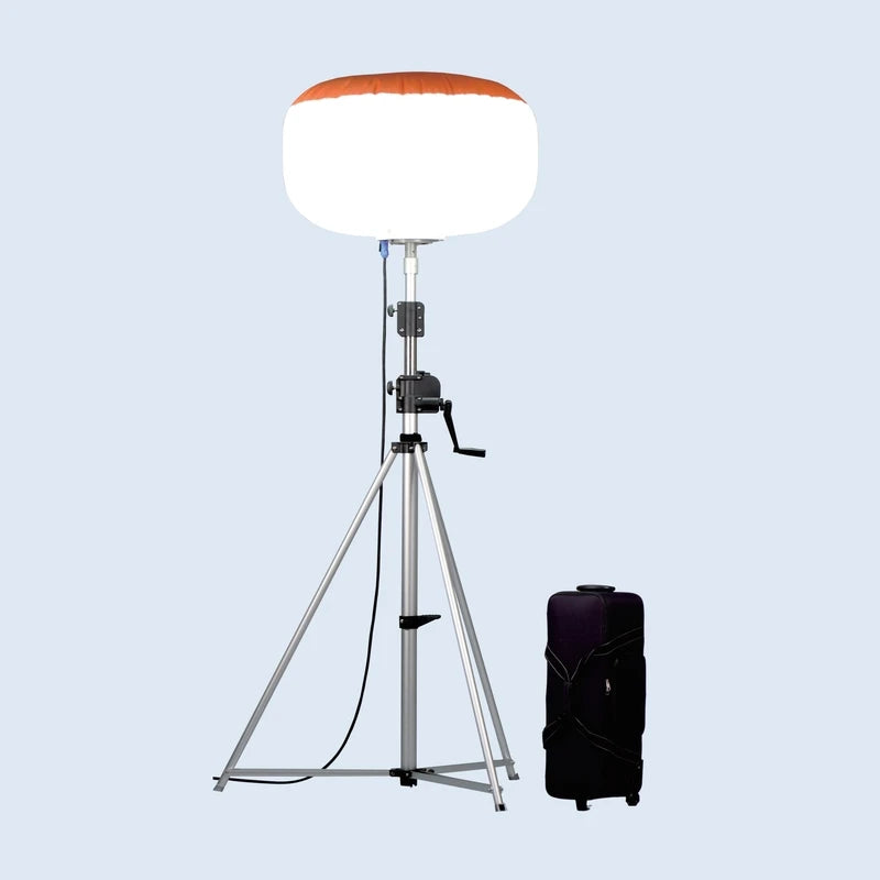 600W LED Work Light Tower 78000-Lumen White Light 3.8 Meter IP65 Tripod Night Time Construction Lighting Tower