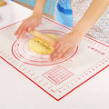60*40CM Nonstick Silicone Baking Mat Pad Baking Sheet Rolling Dough Mat Cookie Bread Baking Mat Pastry Kitchen Tools MegaBDM