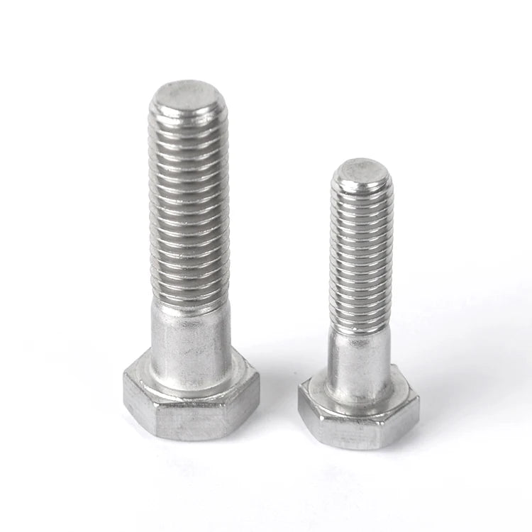Half Threaded Hex Bolts DIN931 Zinc Grade 12.9 Wholesale Price Hot Sell Implant Screw Drivers Nut and Bolt