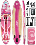 EU Overseas Warehouse Inflatable Sup Board New Product 11'*33"*6" pink Paddle Board Drop Stitch Inflatable Stand up Paddle Board
