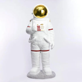 1.2M High Big Size Sculpture Shop Window Show Piece European Resin Life Size Praising Astronaut Sculpture