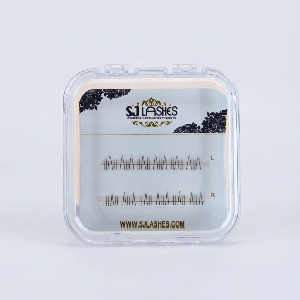 Natural Under Eye Lash Clusters Soft Wispy Bottom Lashes Invisible Band Lash Clusters