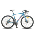 For JOYKIE Original 700c Aluminum Alloy 18 Speed 52 cm Frame 18 Speed Disc Brake Road Bike