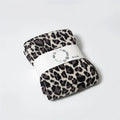 Delicate Knitted Three Color Leopard Print Blanket Soft and Comfortable Warm Bedspread Fluffy Adult Blanket Throwh