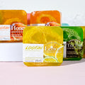 AiXin Private Label 100G Deep Cleansing Bath Eliminate Mites Smoothing Skin Whitening Handmade Soap Lemon Loofah Soap