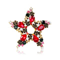 DRAL1044 Fashion Star Brooch Women Vintage Brooch European and American Jewelry Wholesale
