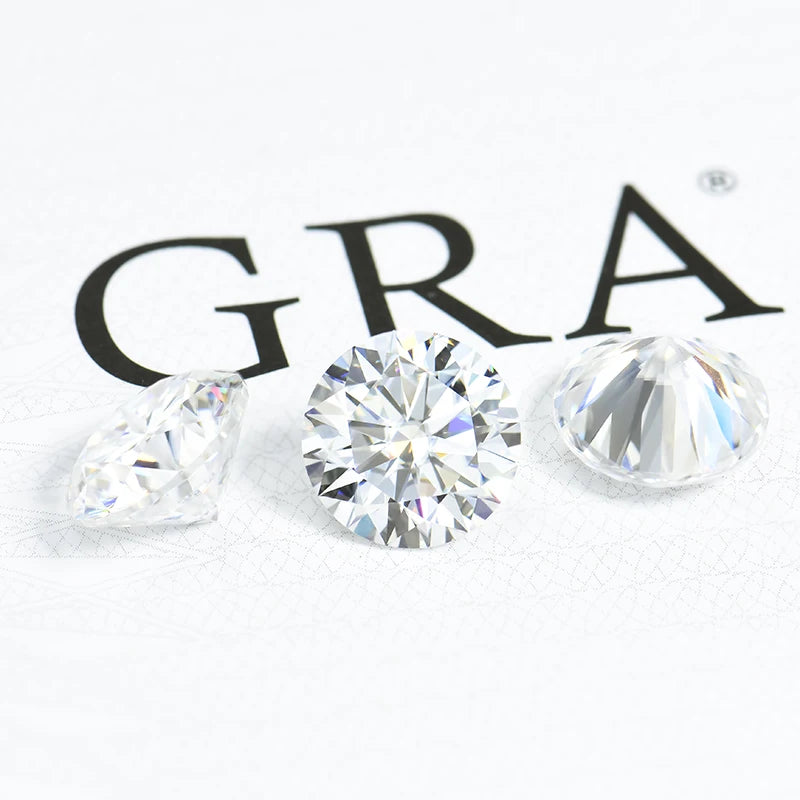 Gems Manufacturer Wholesale D Color VVS1 Clarity Diamond Moissanite Super White GRA Loose Gemstone Moissanites for Jewelry