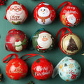 2021 New Luxury Custom logo Candy Chocolate Packaging Tin Box Christmas Ball Shape Empty Christmas Tin Cans