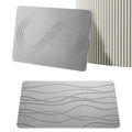Stone Floor Mat Drying Quickly Sculpture Oem Personal Logo Factory Stone Bath Mat Diatomite