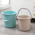 19/22/25L Sturdy Plastic Round Pail Bucket with Handle PP Material Storage Bins for Cleaning and Mopping