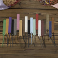 Wholesale Colorful Laser Engraved Pu Leather Book Mark Custom Blank Laserable Leatherette Bookmark with Tassel