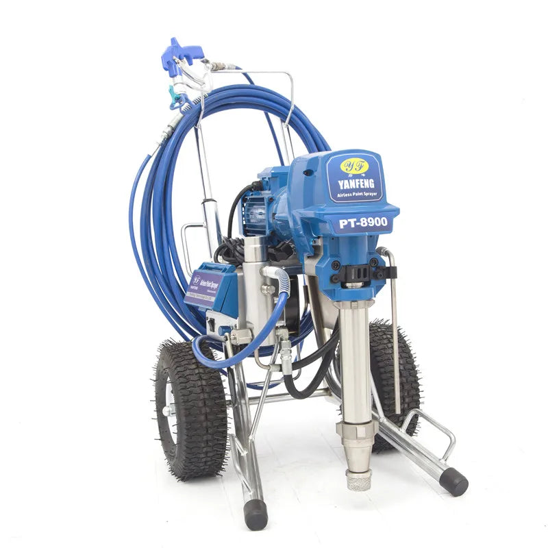 220V Strong Power Spray Gun Piston Pumps Residential Building Facades Putty Spray Machine