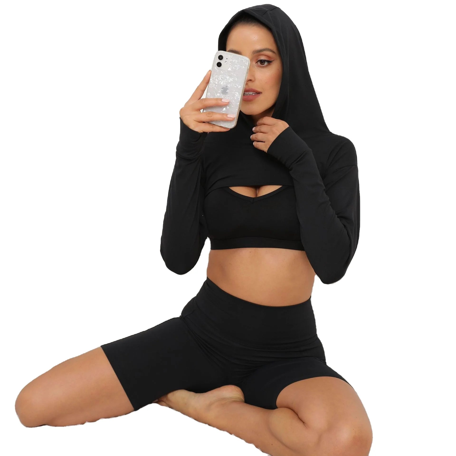 GC Ropa Deportiva Mujer Tendencia 2022 Conjuntos De Ropa Deportiva Para Mujer Ropa Deportiva Sin Costura 3 Pcs Yoga Set